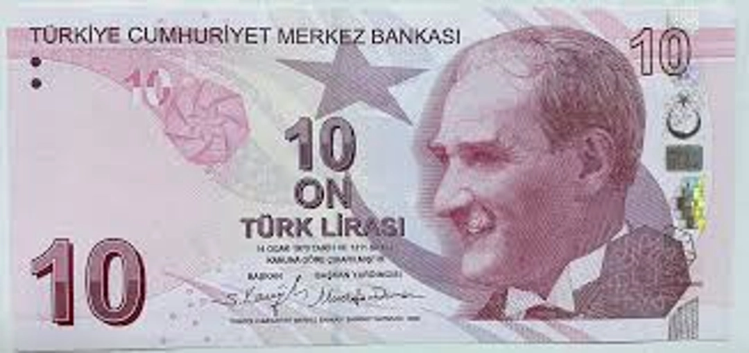 10 Turkish Lira Banknote