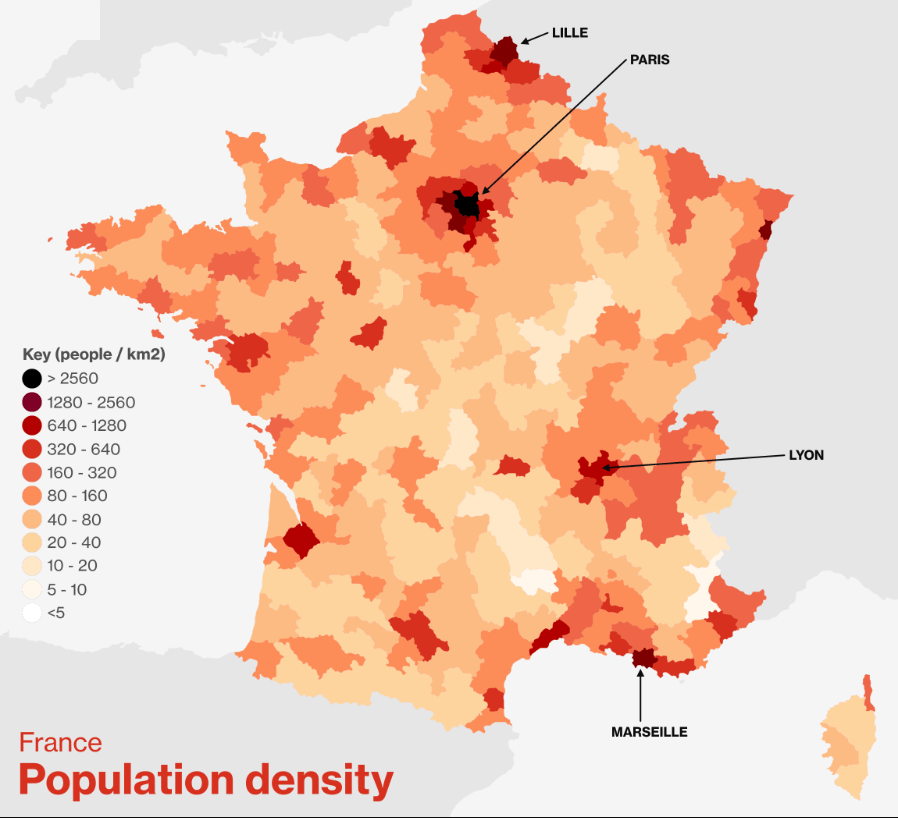 Population and Religion in France