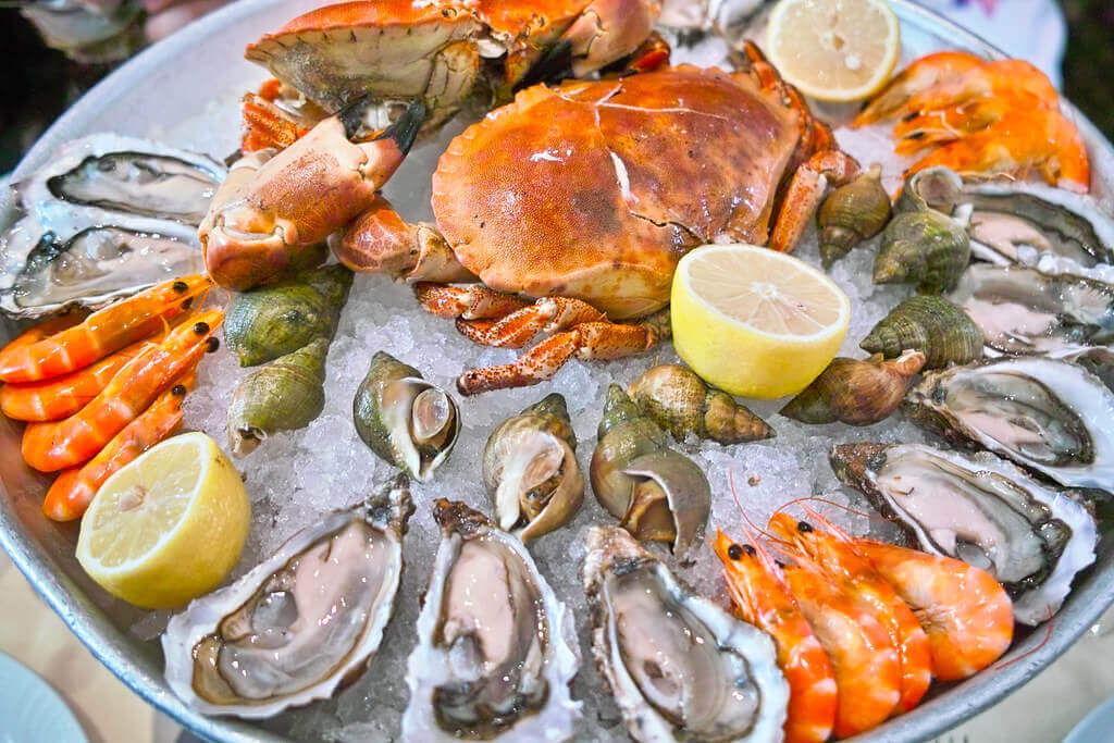 Seafood platters