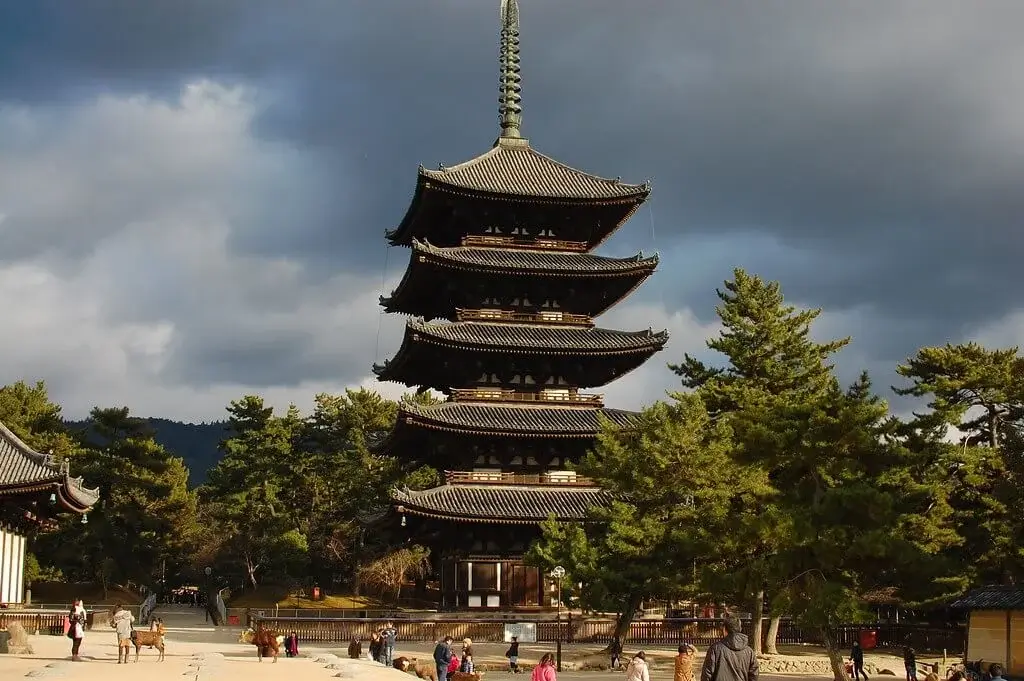 Japan Kofukuji Temple Pagoda