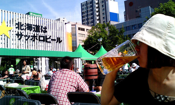 Beer Gardens in Sapporo