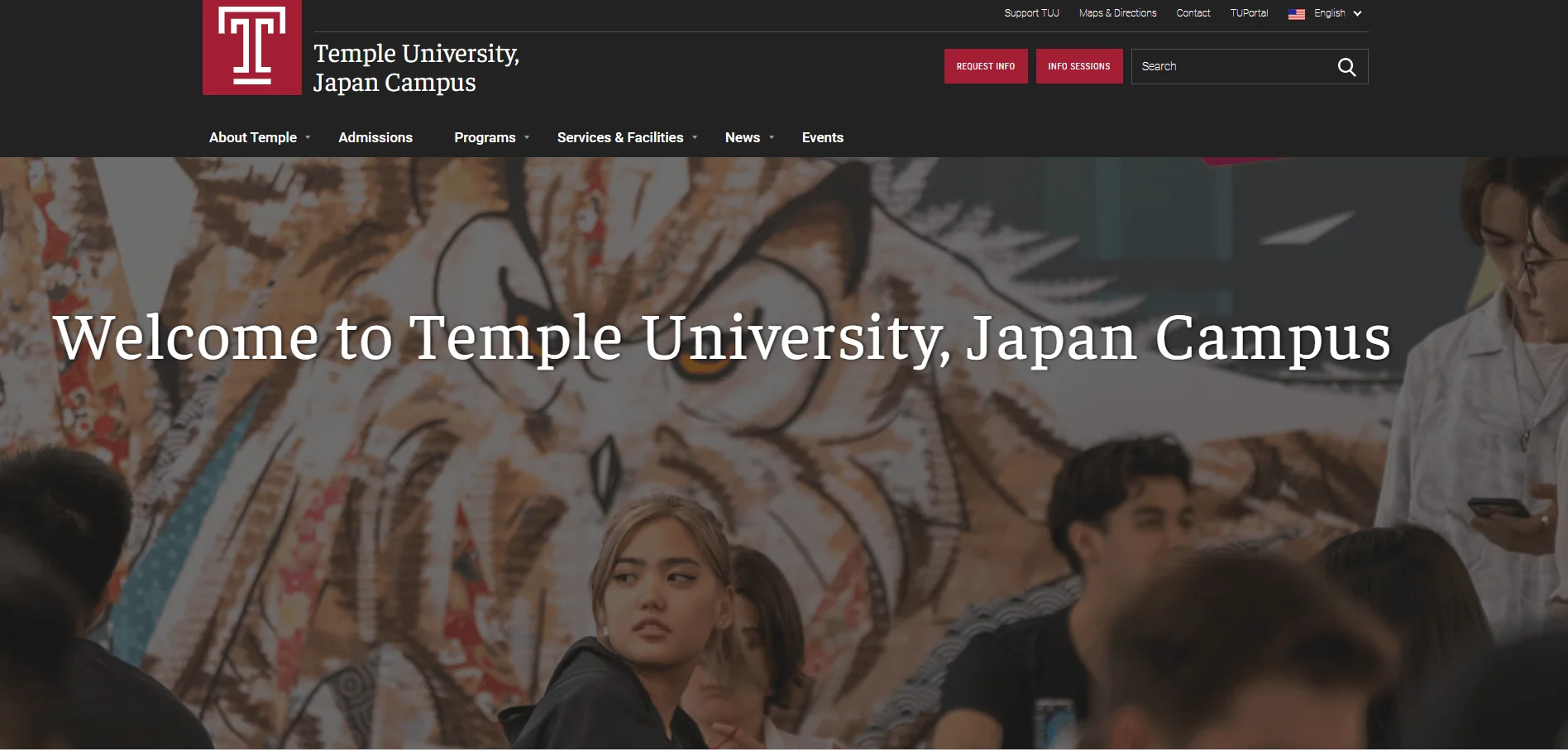 Temple University Website Pages