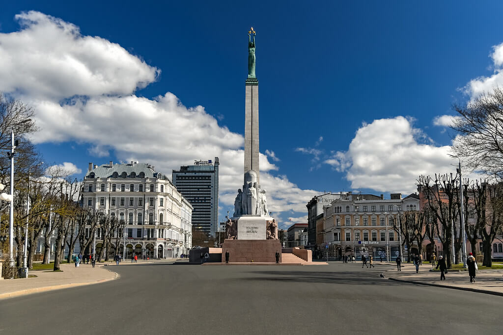 Latvia Freedom Monument