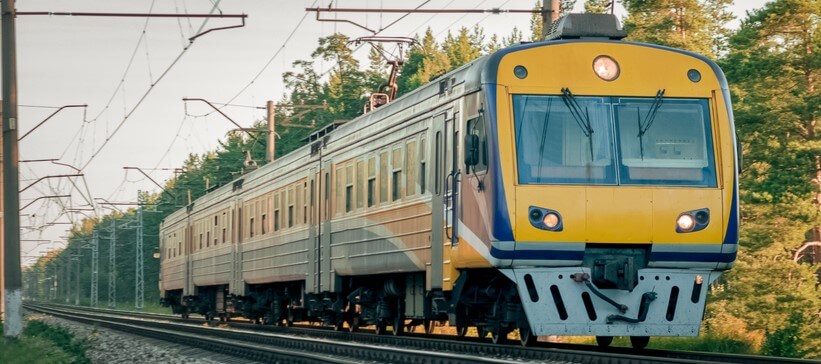 Trains in Latvia