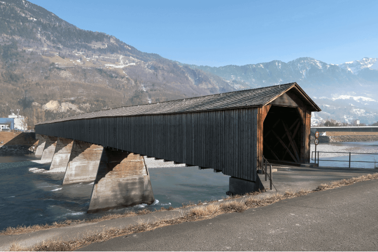 Liechtenstein Old Rhine Bridge