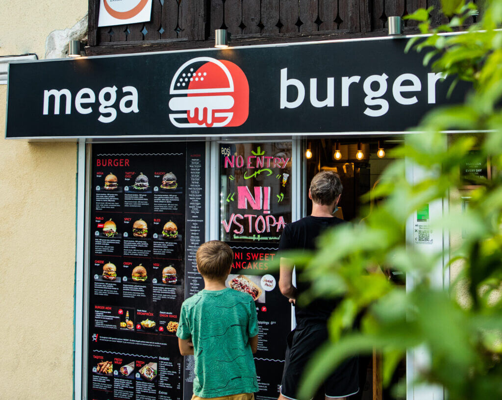 Slovenia Mega Burger Bled