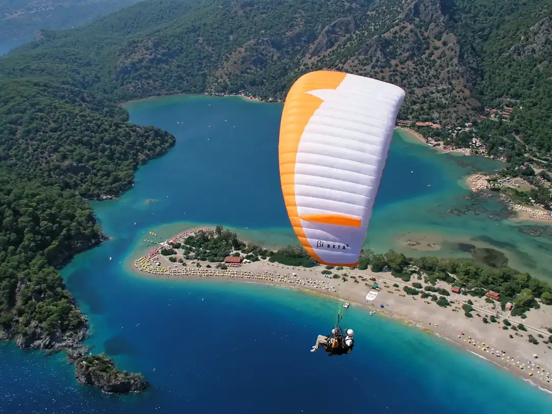 Paragliding over the Magnificent Blue Waters of Oludeniz