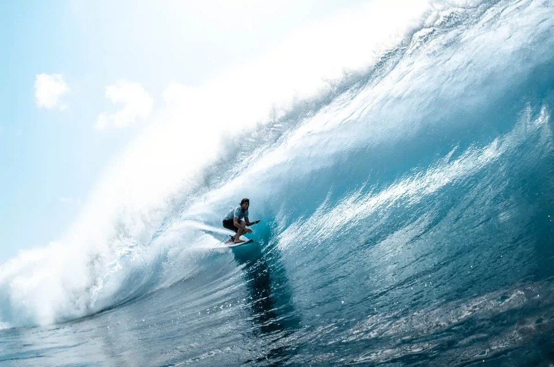 Surfing in Bali