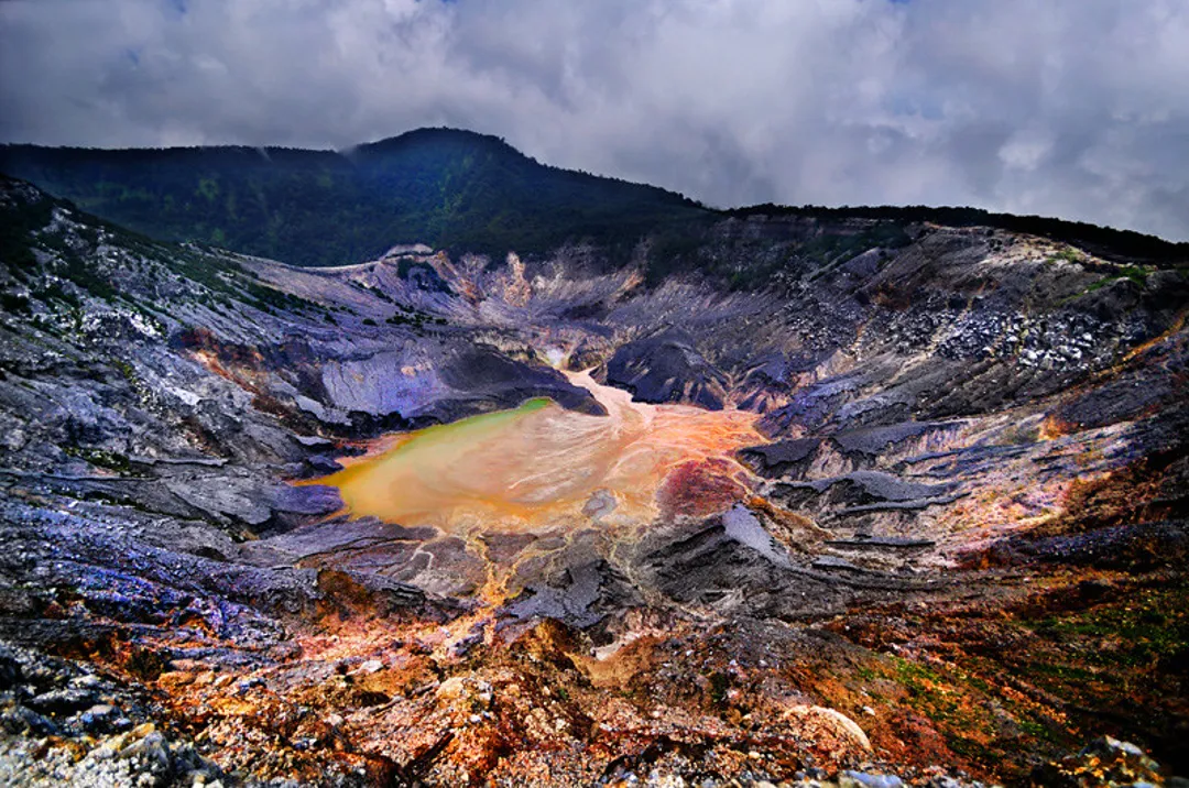 Tangkuban Perahu Volcano