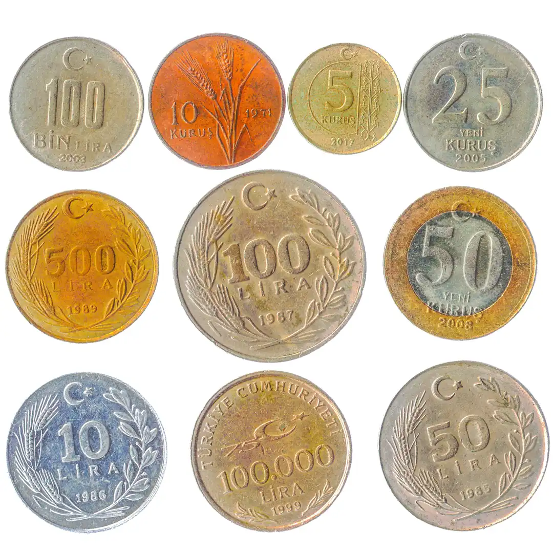 Turkish Currency Coins